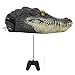 Tête De Crocodile Artificielle Épouvantail Réaliste Alligator 50m Télécommande Bateau Électrique Eau Jouet Étang Flottant Convient Pour Intérieur Extérieur