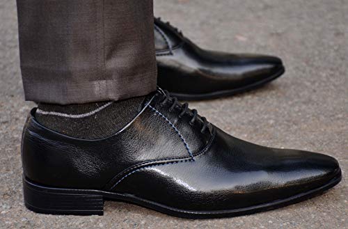 Image of AADI Men's Synthetic Leather Derby Party Formal Shoes