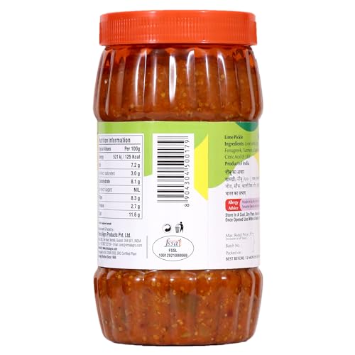 Image of SWAD Distinctly Different and Delicious Lime Pickle /Nimbu Achar - 1 kg
