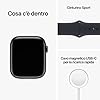 Apple Watch Series 8 (GPS, 45mm) Cassa in Alluminio Color Mezzanotte con Cinturino Sport Color Mezzanotte (Ricondizionato) #5