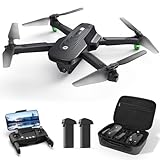 Holy Stone ドローン カメラ付き 屋外 ドローン GPS搭載 折り畳み式 4Kカメラ付き 90°調整可能 リターンモード フォローミーモード オプティカルフロー クリスマスプレゼント 2.4GHz モード1/2自由転換 国内認証済み HS175 (HS175ブラック)