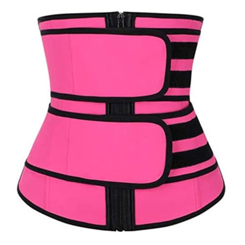 modellatore del corpo, Cintura fitness for donna, cintura for allenamento femminile, shapewear in neoprene, cintura snellente post-parto,(Pink,3X-Large)