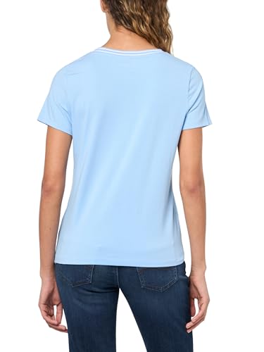 Image of Nautica Women's Solid V-Neck Short Sleeve T-Shirt Shirt