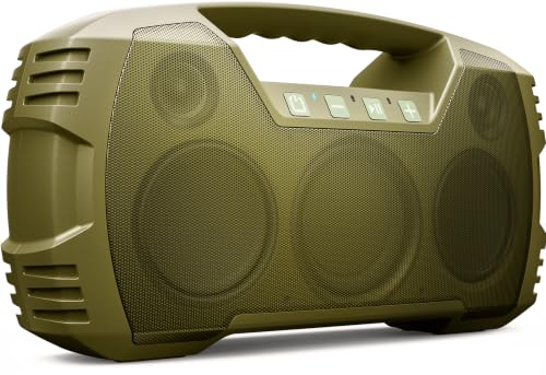 IPX7 Waterproof Outdoor Bluetooth Speaker with 32-Hour Battery