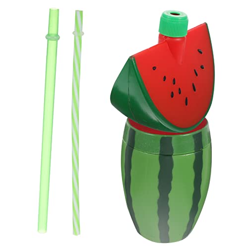 UPKOCH 6 Pçs Copo De Melancia Copo De Frutas De Plástico Infantil