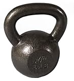 JFIT Kettlebell Weights Solid Cast Iron, 50 LB