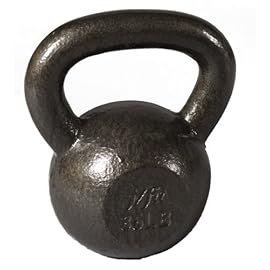 j/fit Kettlebell Weights | Solid Iron – No Fillers | Ergonomic Handle For Sturdy Grip | Perfect Weight Distribution | For Cardio Workouts, Fat Loss, Fitness Exercises, Extreme Training and More – 30, 35, 40, 50-lb Weights