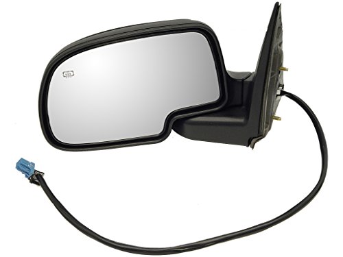 Dorman 955-1276 Driver Side Power Door Mirror - Heated Folding Compatible with Select Select Chevrolet GMC Models, Black