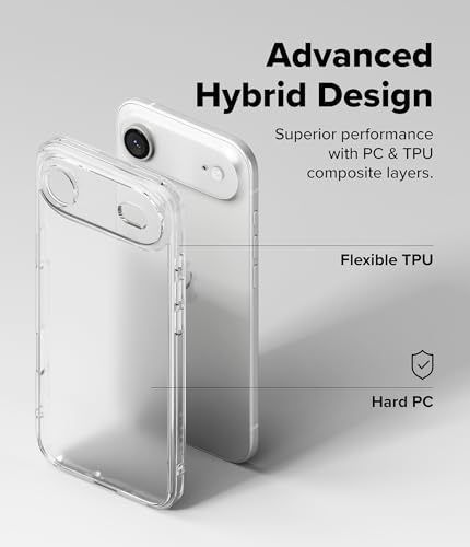 Coque iPhone Air rigide et souple pour éviter les rayures Ringke