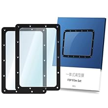 Compatible Model: The integrated FEP release film replacement is designed for Anycubic Photon Mono 2K, Mono 4K, Photon Ultra, Photon D2 resin 3D printer, but it is not compatible with Mono 2 and Mono 4. Easy to Install: The One-Piece FEP release film...