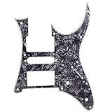 Contenu de l'emballage : 1 pickguard de guitare, comme indiqué sur les images.
