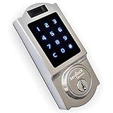 BENJILOCK BY HAMPTON BL2001-119 BenjiLock Fingerprint Door Lock (Satin Nickel)