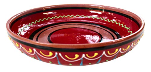 Cactus Canyon Ceramics Spanish Terracotta Small Serving Dish, Red