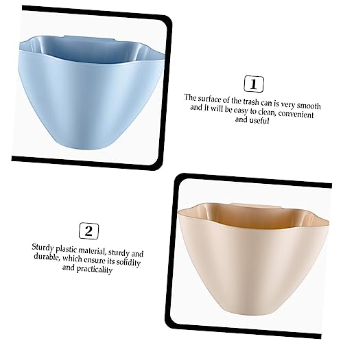 Set 3pcs Caneca de basura colgante para cocina miniatura 7