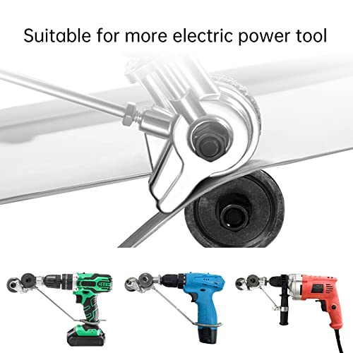 AFISEL Metal Nibbler Drill Attachment - Electric Drill Shears Attachment Cutter Nibbler,Sheet Metal Cutter Tool Adapter Is Fit For Cutting Various Metals Materials Such As Aluminum, Iron.