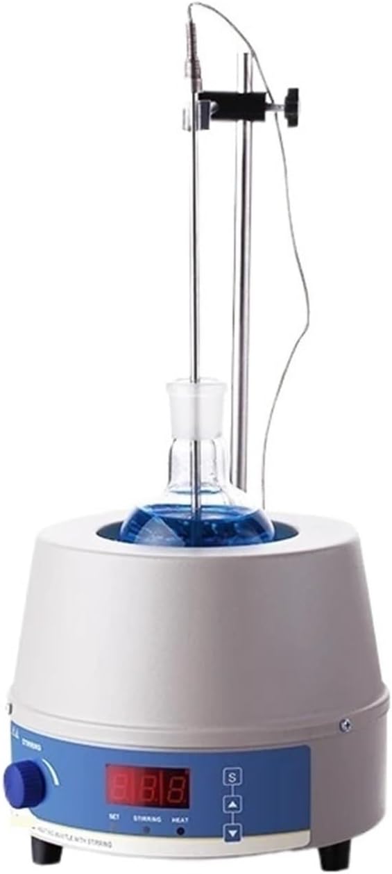 Magnetic Stirrer Official Store 1000ml Digital Electric Heating Mantle Magnetic Stirrer Lab Equipment with Thermal Regulator (Blu HMSC 250ml)