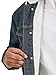 Wrangler Men's Cowboy Cut Western Lined Denim Jacket, Sherpa/Denim, Medium
