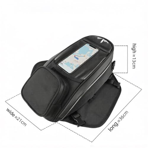 Bolsa de depósito impermeable y de gran capacidad para motos CRF 4