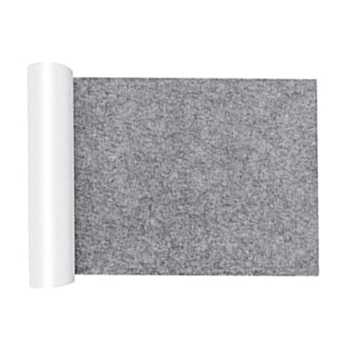 Jaxguom Selbstklebender Filz 50x150cm - 2 Rollen Grau 2,5mm Für Autoauskleidung & DIY