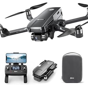 Holy Stone HS720G GPS Drones with Camera for Adults 4K FAA, 2-Axis Gimbal, Built-in Remote ID, 120°FOV, Brushless Motor, 5G WiFi Transmission, Smart Return Home, Professional FPV Drone for Beginner