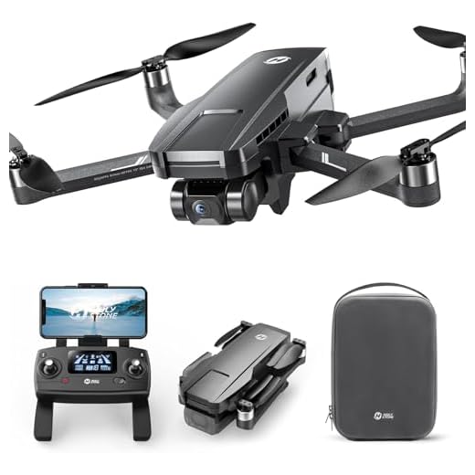 Holy Stone HS720G GPS Drones with Camera for Adults 4K FAA, 2-Axis Gimbal, Built-in Remote ID, 120°FOV, Brushless Motor, 5G WiFi Transmission, Smart Return Home, Professional FPV Drone for Beginner