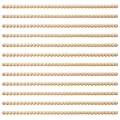Nuanchu 12 Pcs Decorative Beaded Wood Trim Half Wooden Beads Trim Molding 15. 75 Inch Unfinished 3D Decorative Bead Pearl Wood Molding Cute DIY for Home Wall Cabinet Shelf Window Door (14 mm)