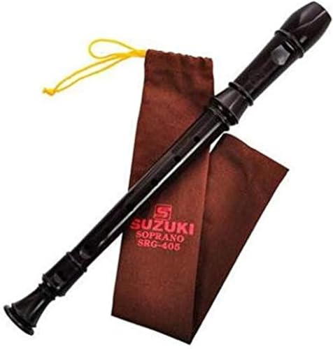 Flauta Doce Soprano Alemã SRG-405 Suzuki Marrom
