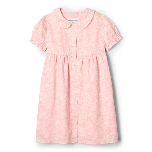 Image of Amazon Essentials x Sofia Grainge Toddlers and Baby Girls' Cotton Sateen Dress with Collar