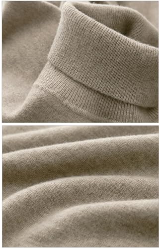 Men Cashmere Sweater Turtleneck Winter Warm Knitted Long Sleeve Pullovers Sweater4