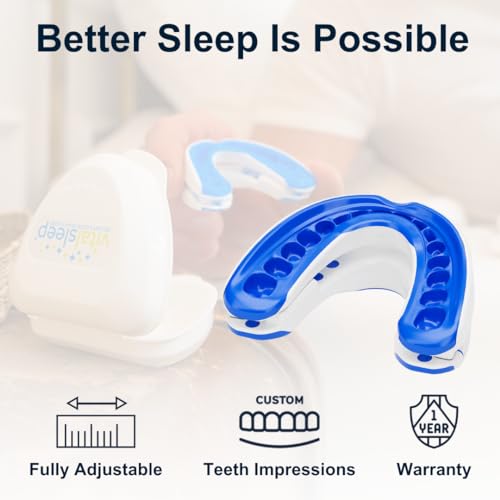 VitalSleep Anti-Snoring Mouthpiece, Women\'s Size Snoring Solution, Customizable Anti-Snoring Device, Adjustable Snoring Mouth Guard - USA Made - Thumbnail 7