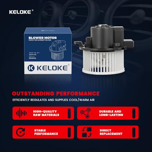 Image of KELOKE Rear Blower Motor for Chrysler & Dodge & Ford & Jeep & Lincoln & Ram
