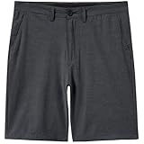 Demucy Mens Shorts Golf 9 Inch Inseam Casual Dress Shorts Men Lightweight Stretch Quick Dry Chino with 5 Pockets Carbon Black 38