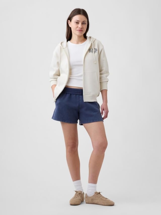 Image of GAP Women's Est. 1969 Hooded Logo Full Zip