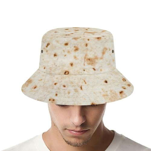 Image of Food Golden Corn Bucket Hats Unisex Washed Cotton Lightweight Outdoor Summer Beach Sun Hats Men Women Bucket Hat for Travel