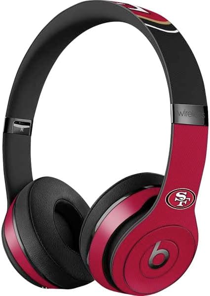 Skinit Decal Audio Skin Compatible with Beats Solo 3 Wireless - Officially Licensed NFL San Francisco 49ers Zone Block Design