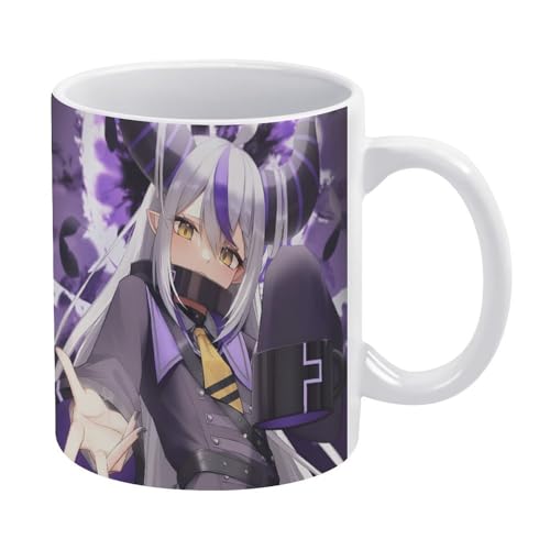 ラプラス・ダークネス 69ップ グラス コーヒーカッ ハンドル磁器 二重構造 陶器カップ 耐熱 湯飲み マグ ウォーターカップ マグカップ カスタムメイド スープカップ ド