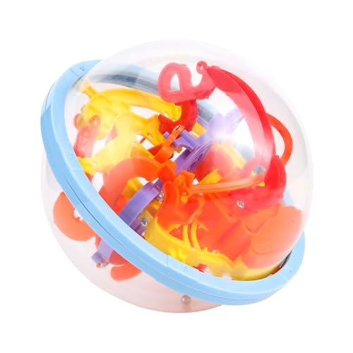 3D Labyrinthe Boule Labyrinthe Jouets sphériques avec 100 niveaux, 3D Boule de puzzle pour enfants, adultes