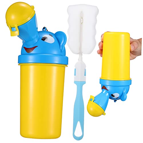 HOOTNEE Portable Pee Toilet Travel Potty for Boys Emergency Urinal with Strong Seal Compact Design for Camping Car and Outdoor Use Easy to Clean Fun Appearance for Potty