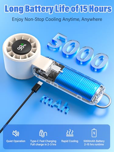Portable Camping Fan Rechargeable LED