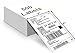 Alitamei 4" x 6" (100mm×150 mm)Direkte Thermische Fanfold-Versandetiketten Klebeetiketten für Postanschriften ​Versandetikette (500 Blatt)