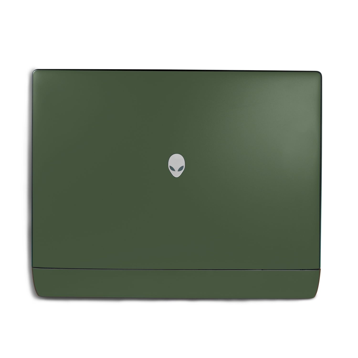 Laptop Skin Compatible with Alienware 18 Area-51 (2025) - Solid Olive - Premium 3M Vinyl Protective Wrap Decal Cover - Easy to Apply | Crafted in The USA by MightySkins