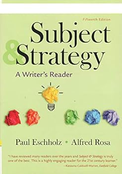 Unknown Binding Subject & Strategy - A Writer's Reader (Instructor Edition) Book