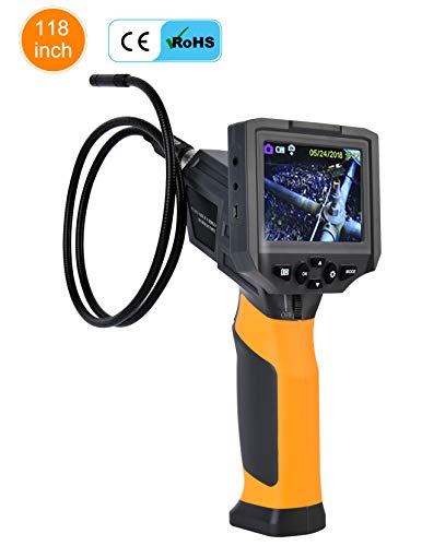 Hti-Xintai Portable Video Borescope/ Endoscope with 3.5 Inch Video Screen and 8.5 mm