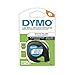 DYMO - SAN91331 91331 LetraTag Labeling Tape for LetraTag Label Makers, Black Print on White Plastic Tape, 1/2'' W x 13' L, 1 Roll