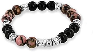 Believe London® Gemstone Bracelet Chakra Bracelet Anxiety Crystal Natural Stone Men Women Stress Relief Reiki Yoga Diffuser Semi Precious