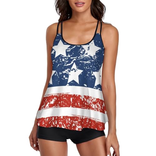 Bikini tankini femme anti-frottement avec short de garçon et robe de plage opaque