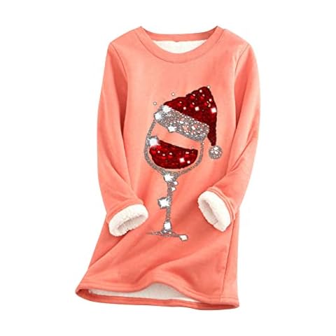 YMING Women's Long Sleeve Pullover Sweatshirt Cover