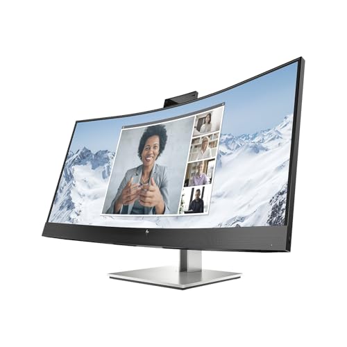 Image of HP E34m G4 34 inch WQHD Curved Screen LED LCD Monitor - 21:9 - Black