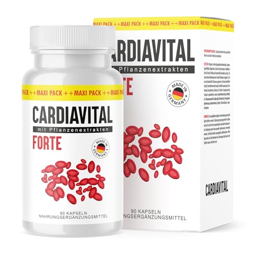Cardivital Forte Cápsulas - para su equilibrio físico - para hombres y mujeres - contenido 90 cápsulas