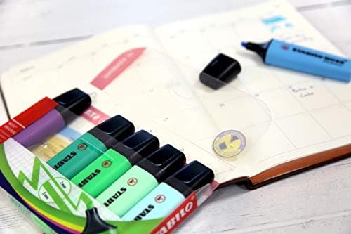 Highlighter - STABILO BOSS ORIGINAL & Pastel - Wallet of 6 - Assorted Colours